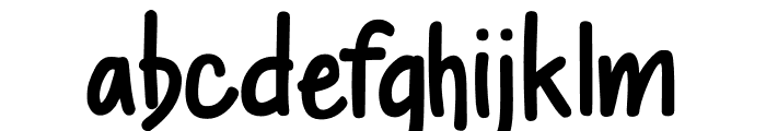 Writtelone Regular Font LOWERCASE