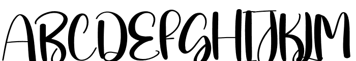 Writting Creative Font UPPERCASE