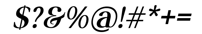 WsParadose-Italic Font OTHER CHARS