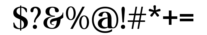 WsParadose-Regular Font OTHER CHARS
