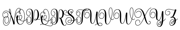 Wulandari-Regular Font UPPERCASE