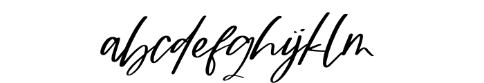 Wyldebrook Regular Font LOWERCASE