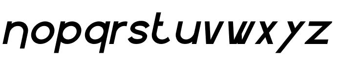 XERUPA Italic Font LOWERCASE