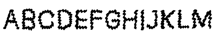 XEVION Font UPPERCASE