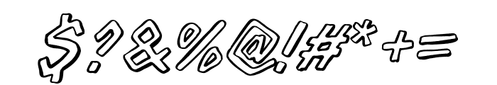 XRental Outline All Caps Font OTHER CHARS