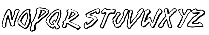 XRental Outline All Caps Font UPPERCASE