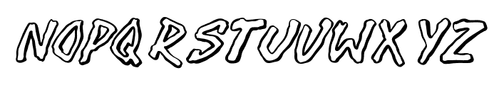 XRental Outline All Caps Font LOWERCASE