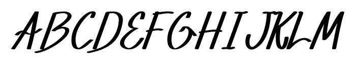 Xabiya Italic Font UPPERCASE