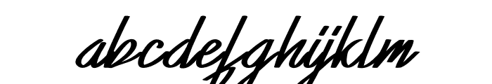 Xabiya Italic Font LOWERCASE