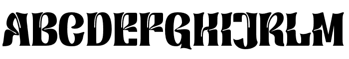 Xagetif-Regular Font UPPERCASE