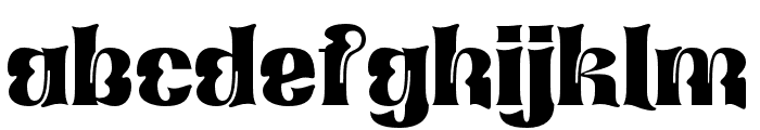 Xagetif-Regular Font LOWERCASE