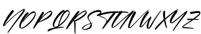 Xantegrode Signature Italic Font UPPERCASE