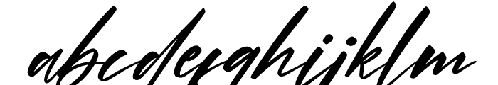 Xantegrode Signature Italic Font LOWERCASE