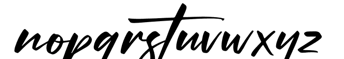 Xantegrode Signature Font LOWERCASE