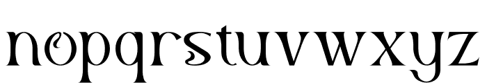 Xantuly Font LOWERCASE