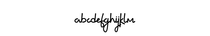 Xathoksuek // awesome signature font Font LOWERCASE