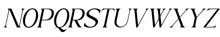 Xaviera Italic Font UPPERCASE