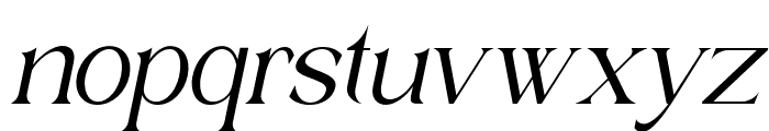 Xaviera Italic Font LOWERCASE