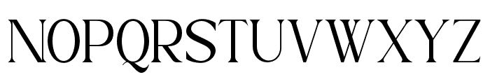 Xaviera Regular Font UPPERCASE