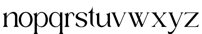 Xaviera Regular Font LOWERCASE