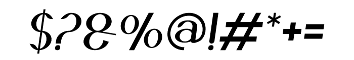 Xekado Kabetho Italic Font OTHER CHARS