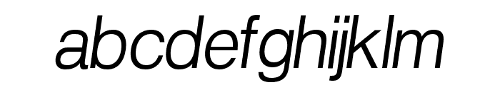 Xenon Nue ExtraLight_Italic Font LOWERCASE