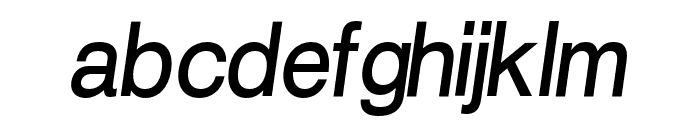 Xenon Nue Regular_Italic Font LOWERCASE