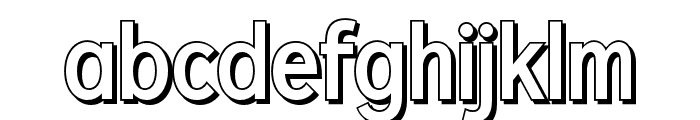 Xerifut Shadow Font LOWERCASE