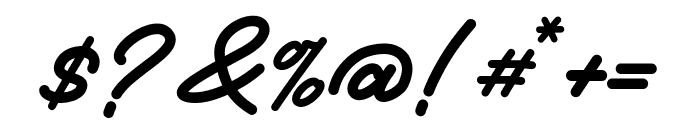 Xet-hand Script Font OTHER CHARS