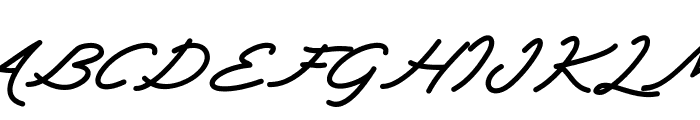 Xet-hand Script Font UPPERCASE