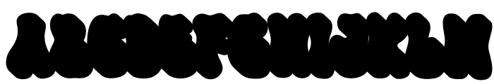 Xmas Groovy Extrude Font LOWERCASE