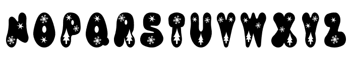 Xmas Lovely Basic Font UPPERCASE