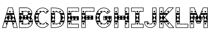 Xmas Party Font LOWERCASE