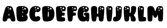 Xmas Star Font UPPERCASE