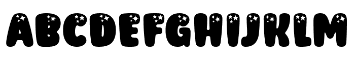 Xmas Star Font LOWERCASE