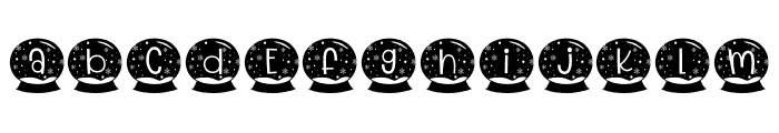 Xmas Vibes Font LOWERCASE