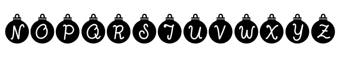 Xmas joy Font UPPERCASE