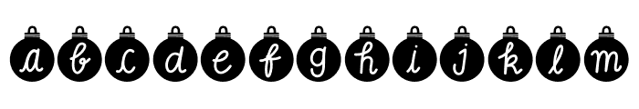 Xmas joy Font LOWERCASE