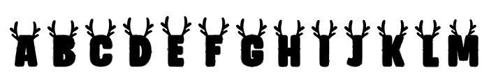 Xmas12 Font LOWERCASE