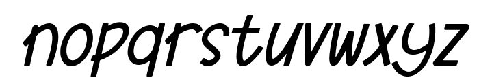 Xoana Rush Italic Font LOWERCASE