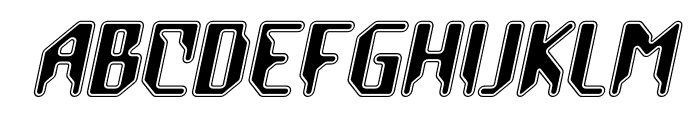 Xpart Fill Italic Font LOWERCASE