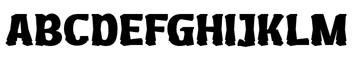Xutwef-Regular Font UPPERCASE
