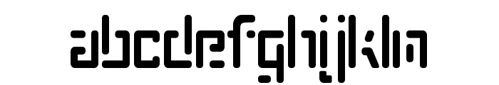 Xyberon Regular Font LOWERCASE