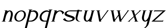 Xynlairen Italic Font LOWERCASE