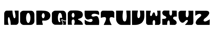 Y2K Nostalgia Font UPPERCASE