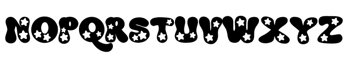 Y2k Star Font UPPERCASE