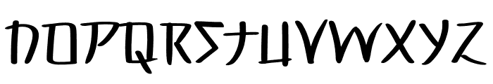 YAHIKO Font UPPERCASE