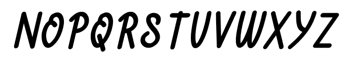 YUMINER Italic Font LOWERCASE