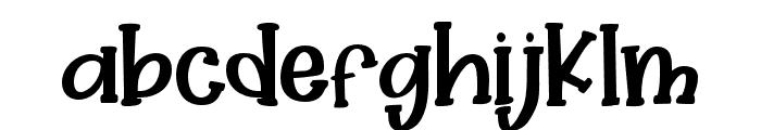 Yabiu-Regular Font LOWERCASE