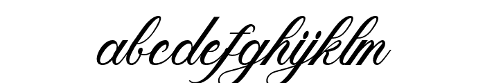 Yachting-Regular Font LOWERCASE